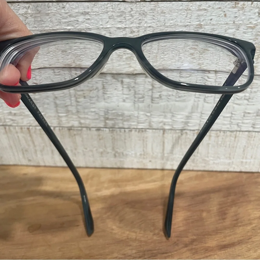 WARBY PARKER Hayden M 175 Unisex Square Striped Pacific Blue FRAMES 52-16-145